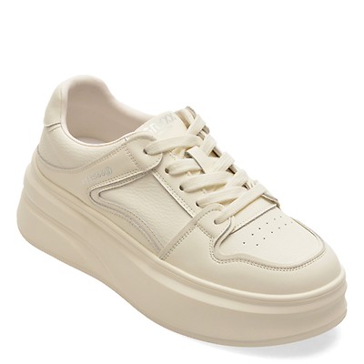 Pantofi sport SKECHERS bej, BOBS B FLEX HI, din material textil