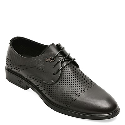 Pantofi eleganti BITE THE BULLET negri, 8503, din piele naturala