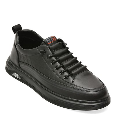 MORAL CODE - NOLAN BLACK モカシン25.5cm Pantofi sport BITE THE BULLET negri, 68069, din piele naturala