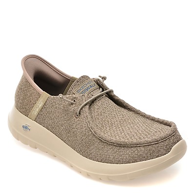 Mocasini REPLAY verzi, MZ8G01T, din material textil | Otter Romania