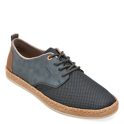 ナツハゼ　324 Pantofi BITE THE BULLET bleumarin, H696, din piele naturala