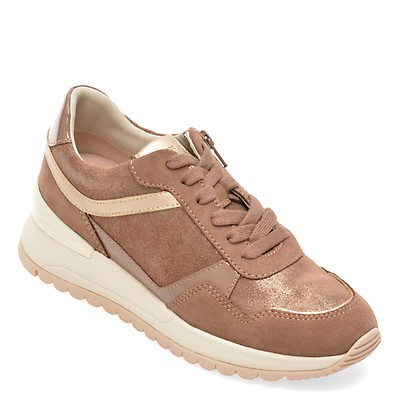 Mocasini GEOX maro, U653KC, din piele intoarsa | Otter Romania