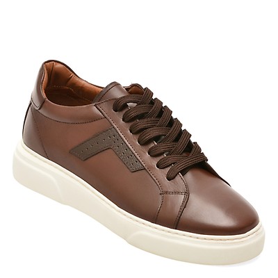 Pantofi sport LOST maro, LST107, din piele naturala | Otter Romania