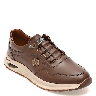 Pantofi sport BOSS maro, 8757, din material textil | Otter Romania