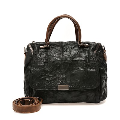 Geanta GRYXX neagra, 7662, din piele ecologica | Otter Romania