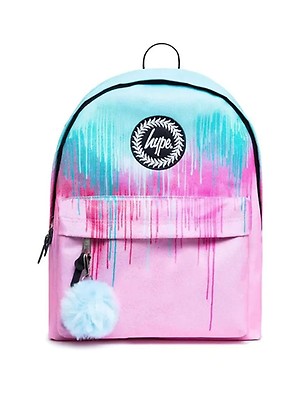 HYPE PURPLE & PINK DRIP BACKPACK