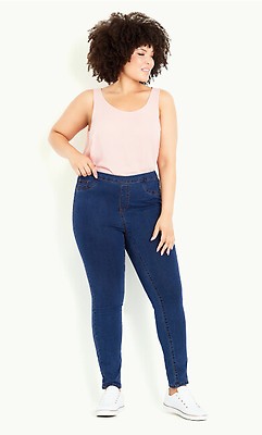 Plus size hot sale jegging shorts