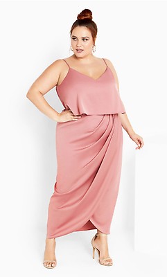 Plus size pastel outlet maxi dress