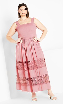 Hamptons Tier Maxi Dress - dark denim