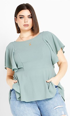 Women's Plus Size Phoebe Jungle Print Top