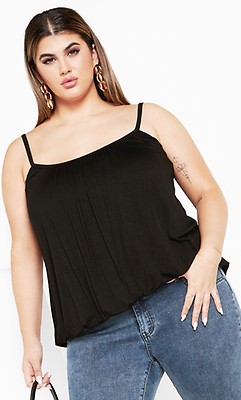 Hi Lo Cold Shoulder Top by City Chic Online, THE ICONIC