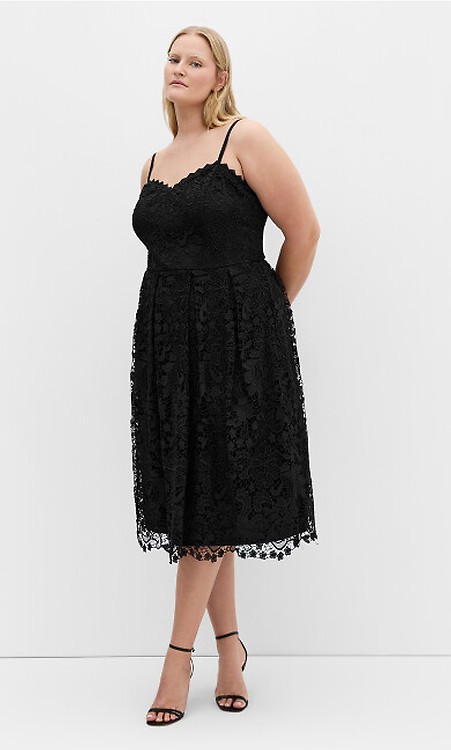 Women's Plus Size So Fancy Black Dress