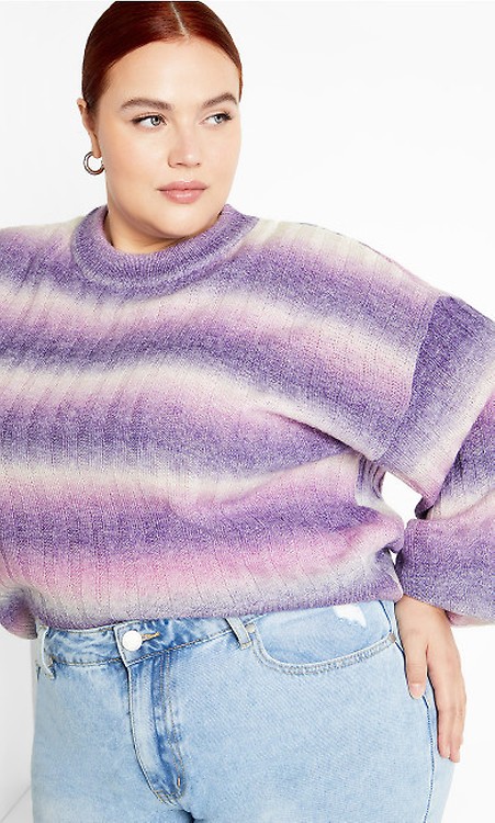 Women's Plus Size Maia Purple Top