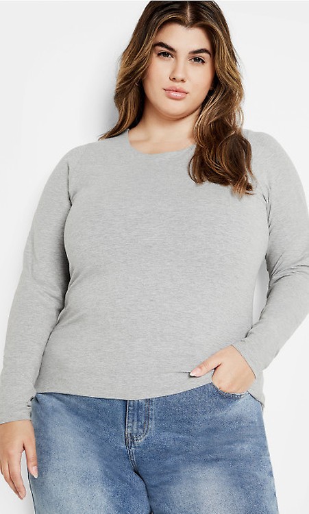 売れ筋商品|||シティーシック カットソー トップス レディース Plus Size Noa Top Latte Women's Plus Size Noa Latte Top