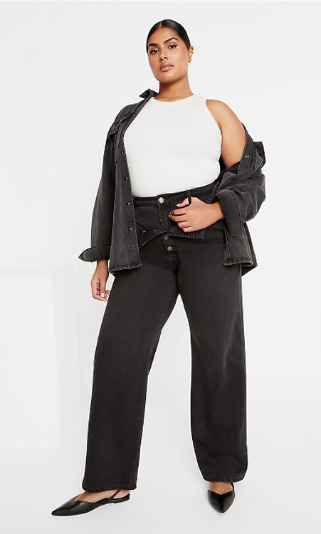 売れ筋商品|||シティーシック カットソー トップス レディース Plus Size Zahra Top Black Women's Plus Size Zahra Black Top