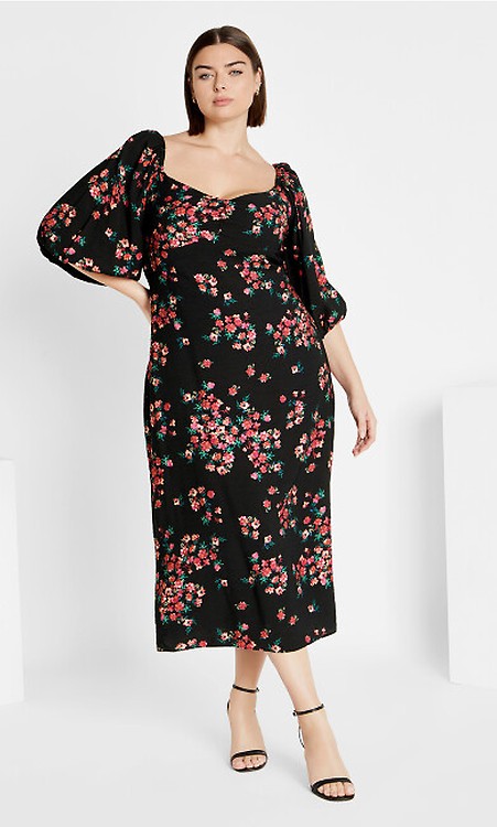 ★SINCETHEN★ BLACK DAISY LONG DRESS Black daisy long dress – SINCETHEN