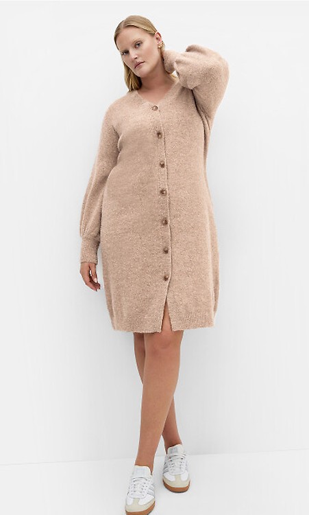 売れ筋商品|||シティーシック ニット&セーター アウター レディース Plus Size Miranda Cardigan Champagne sparkle CITY CHIC | Women's Plus Size Miranda Cardigan - champagne