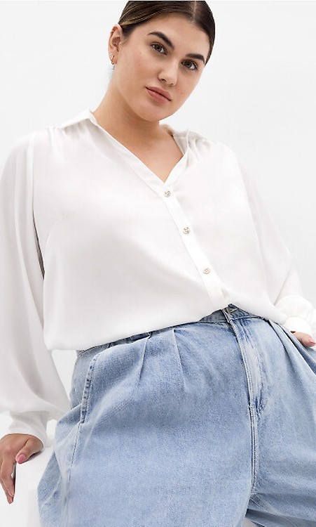 Women's Plus Size Aria Champagne Shirt