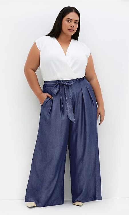 Women's Plus Size Casey Navy Top