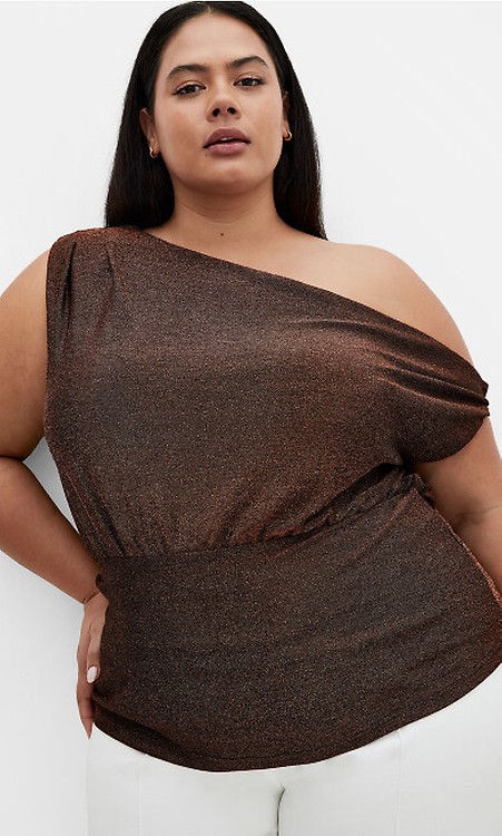 Women's Plus Size Zahra Black Top