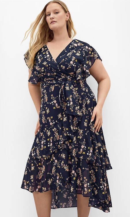 Flattering Summer Dresses For Full Figured Ladies Plus Size Summer Dresses  Wrap Dress For Big Bust