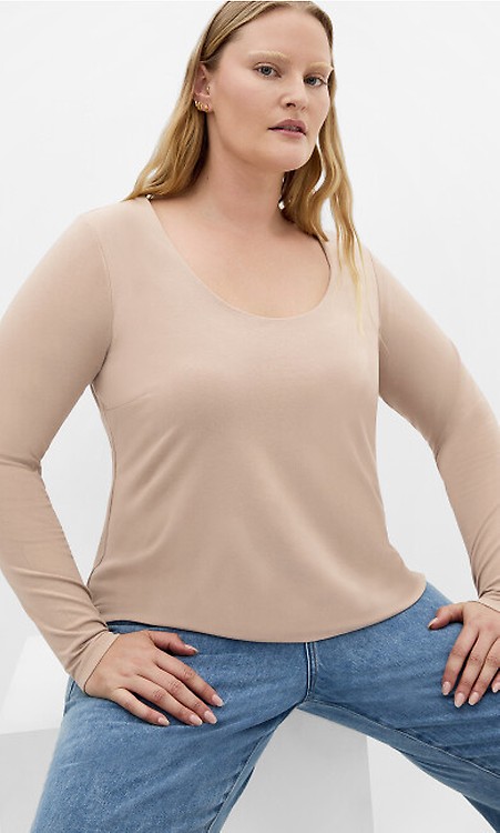 Women's Plus Size Noa Latte Top