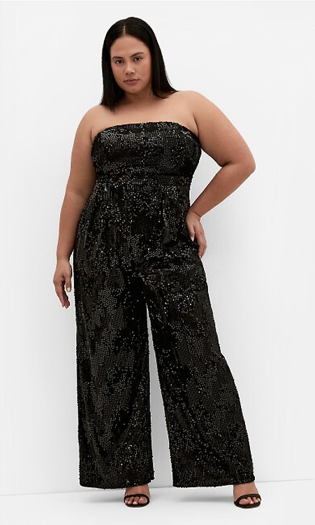 City Chic Women's Plus Size Kiera Night Queen Dress, 12 Black at