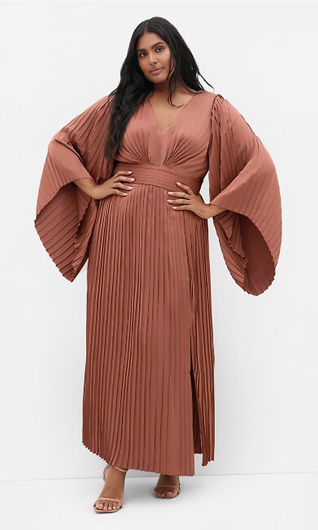 Women's Plus Size Jaylee Burgundy Dress