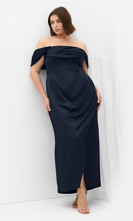 fatale maxi dress in midnight black Midnight Affair Maxi Dress
