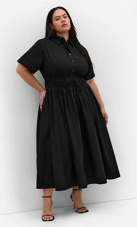 plus size black denim pinafore dress Women's Plus Size Pinafore Denim Mid Wash Maxi Dress