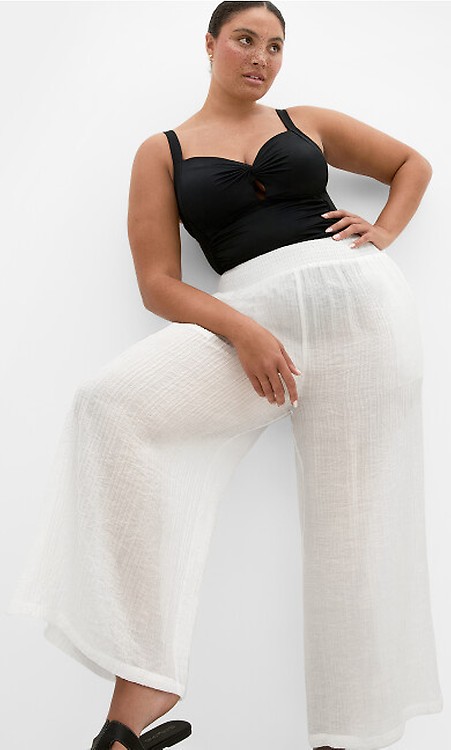 High Waisted Dress Pants For Curvy Hips Women's Plus Pull On Jean  Comfortable Fit Women's Plus