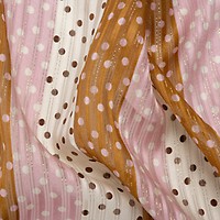 Cotton Fabric In A Cream Print – Christina's Fabrics Online Superstore
