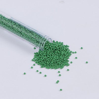 Czech Seed Beads - Medium Dark Green Opaque - 10/0 -16g