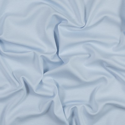 Italian Heathered Sky Blue Stretch Viscose Woven