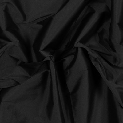 Black Taffeta Fabric | Silk Taffeta Fabric | Fabric By The Yard 58/60