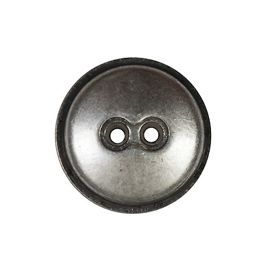 MOLESKIN CASQUETTE W/SILVER BUTTON ネイビーM Silver 2-Hole Button Metal Coat - 44L/28mm