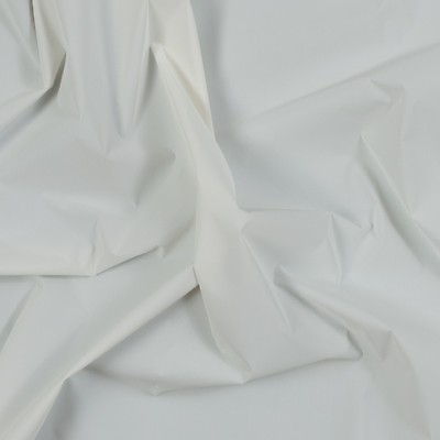 Mood Fabrics White Cotton-Backed Reflective Fabric