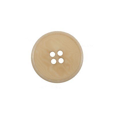 Best Deal for 18 Buttons eLAET Beige & White Horn Effect 2-Hole Buttons