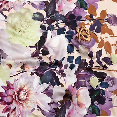 Sunflower Print Hammered Silk Satin – Fabric Muse