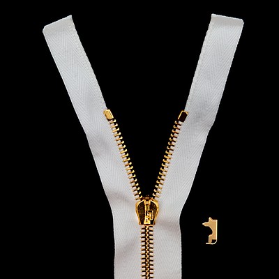 Mood Exclusive Italian Large Gold Round Metal Zipper Pull - Zipper Pulls -  Zippers - Notions