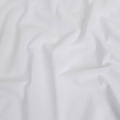 White Solid Textured Cotton - Cotton Blend - Cotton - Fashion Fabrics