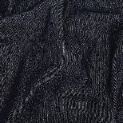 Durable Midnight Indigo Cotton Denim Twill