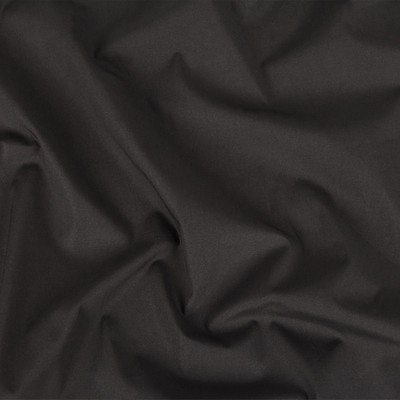 Mood Fabrics Black Stretch Cotton Poplin