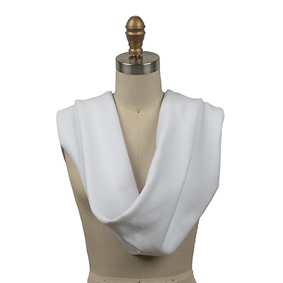 White Heavy Cotton Rib Knit