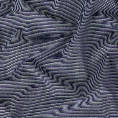 Striped White Ribbons Dobby Weave Cotton Blend Lightwt Fabric BTHY x 45 W