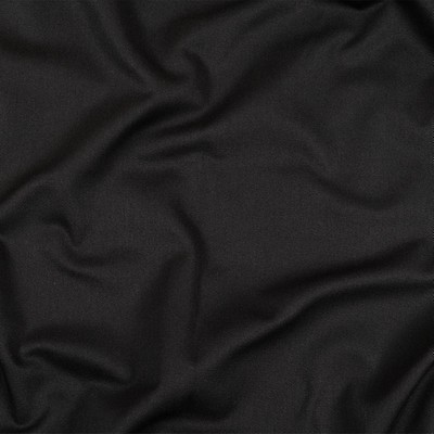 Heavy Cotton Twill - Black, Plain Fabrics