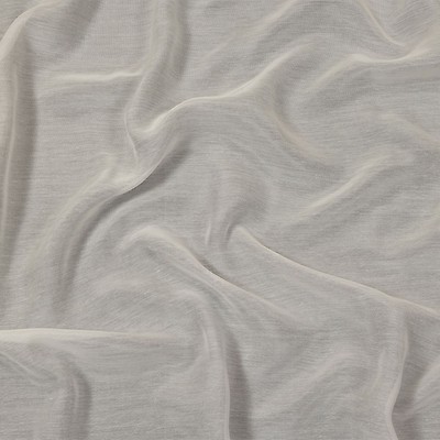 Mood Fabrics Oscar de La Renta White Crinkle Silk Chiffon