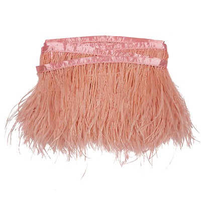 4ply Ostrich Feather Boas, Over 20 Colors to Pick Up (Baby Pink)