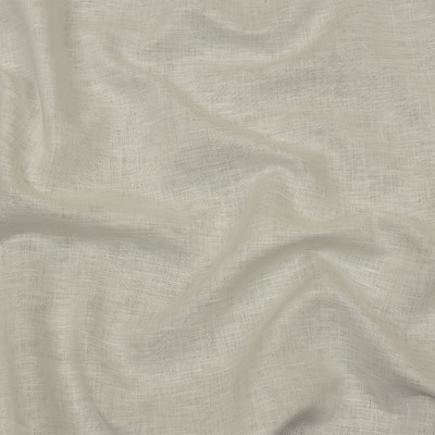 Buy Crisp White Linen Blend Fabric – de Linum