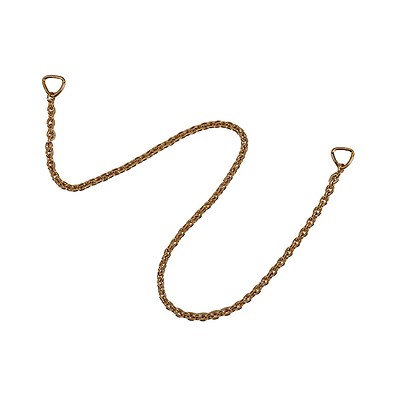 Rose Gold Chain Purse Strap with Lobster Claw Clasp and O Ring - 54 X 0.5  - Metal Chain - Trims & Chains - Trims